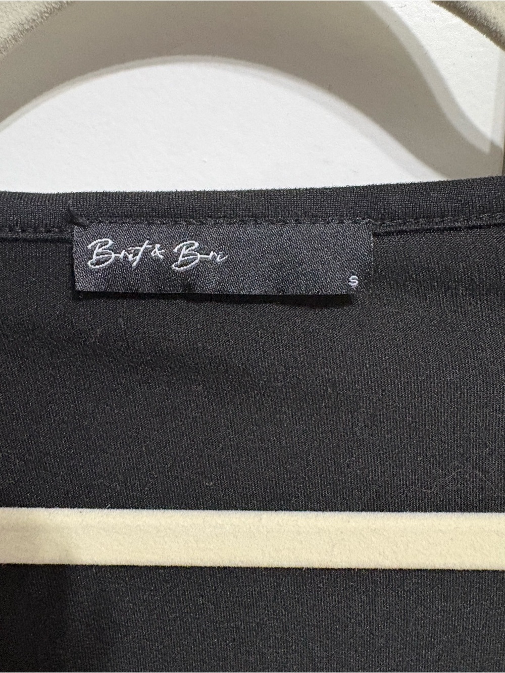 Boohoo Black Square Neck Short Sleeve Crop Top - Picture 3 of 3